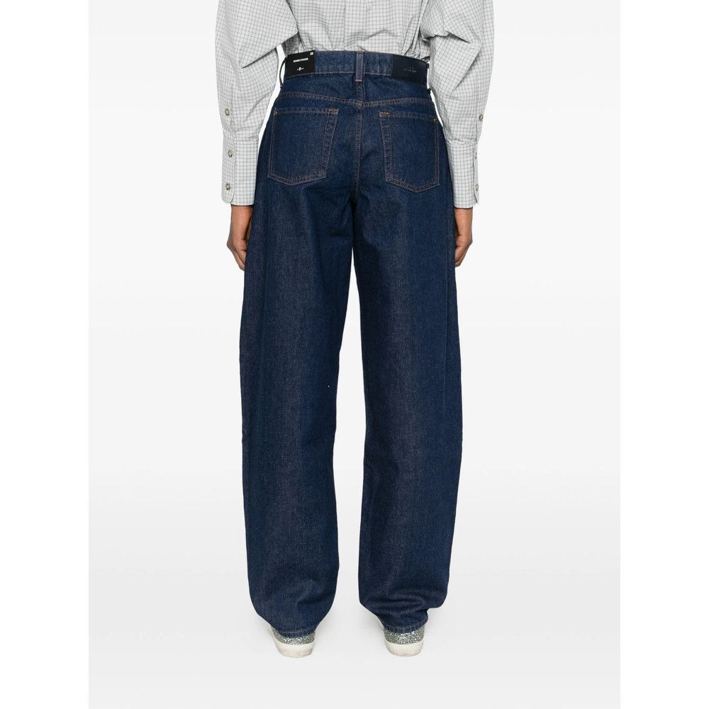 7 For All Mankind 7 For All Mankind BLUE Denim - Wide-Leg Jeans Size 24" / US 00 / IT 34 - 3 Thumbnail