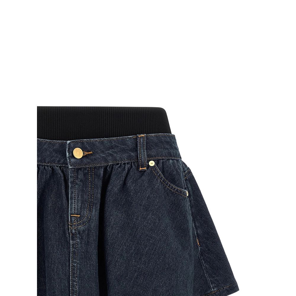 7 For All Mankind 7 For All Mankind BLUE Skirts - A-Line Skirts Size 24" / US 00 / IT 34 - 2 Thumbnail