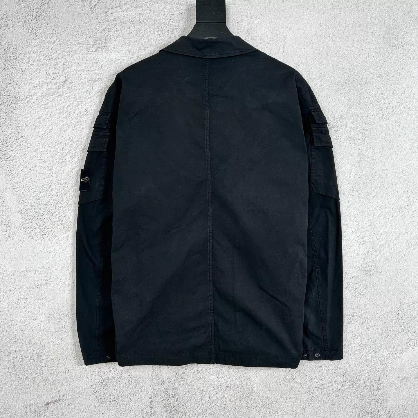 Stone Island Black Zip-Front Utility Jacket Size L Size US L / EU 52-54 / 3 - 2 Thumbnail