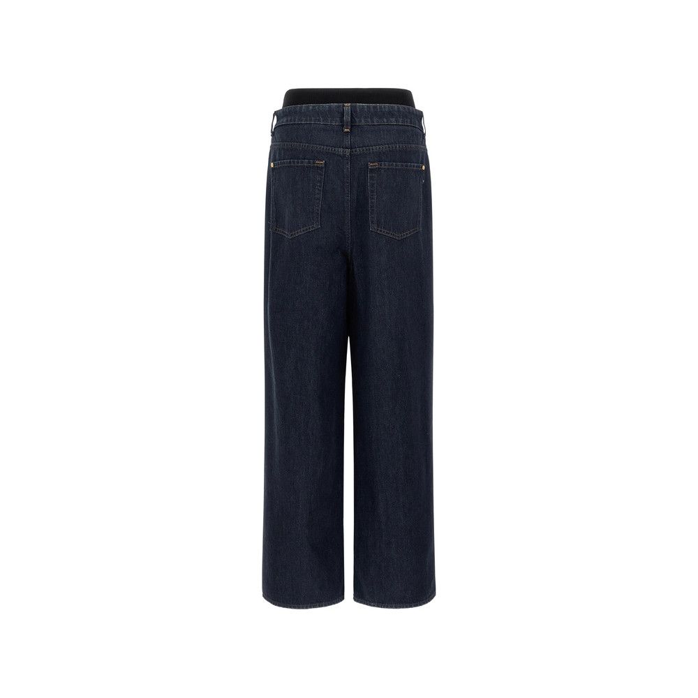 7 For All Mankind 7 For All Mankind BLUE Denim - Wide-Leg Jeans Size 24" / US 00 / IT 34 - 2 Thumbnail