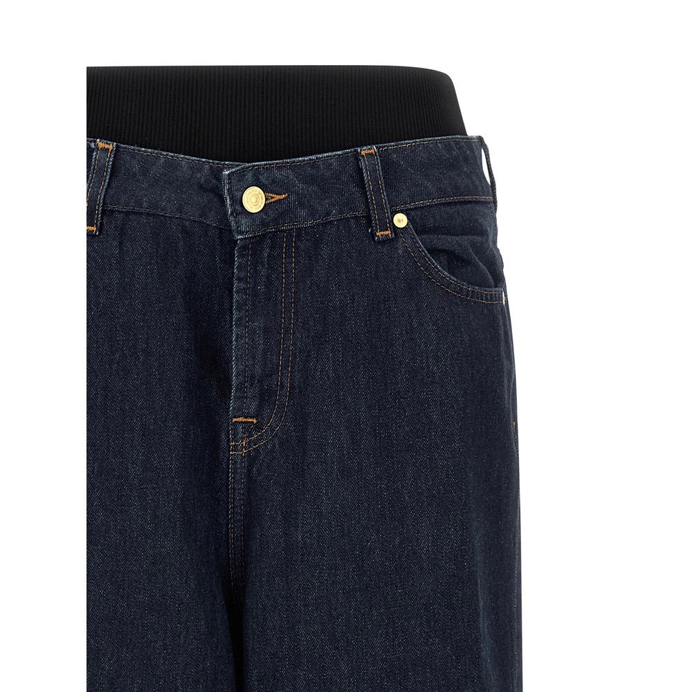 7 For All Mankind 7 For All Mankind BLUE Denim - Wide-Leg Jeans Size 27" / US 4 / IT 40 - 3 Thumbnail