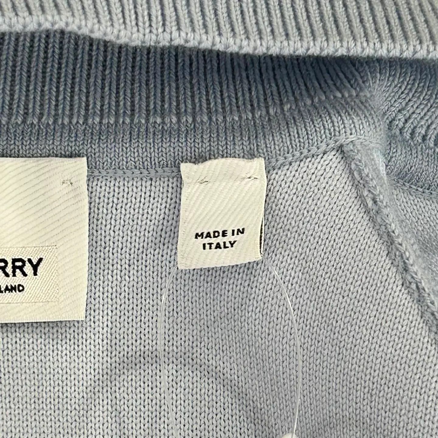 Burberry Blue Zip-Front Bomber Jacket XXS Size US XXS / EU 40 - 8 Thumbnail