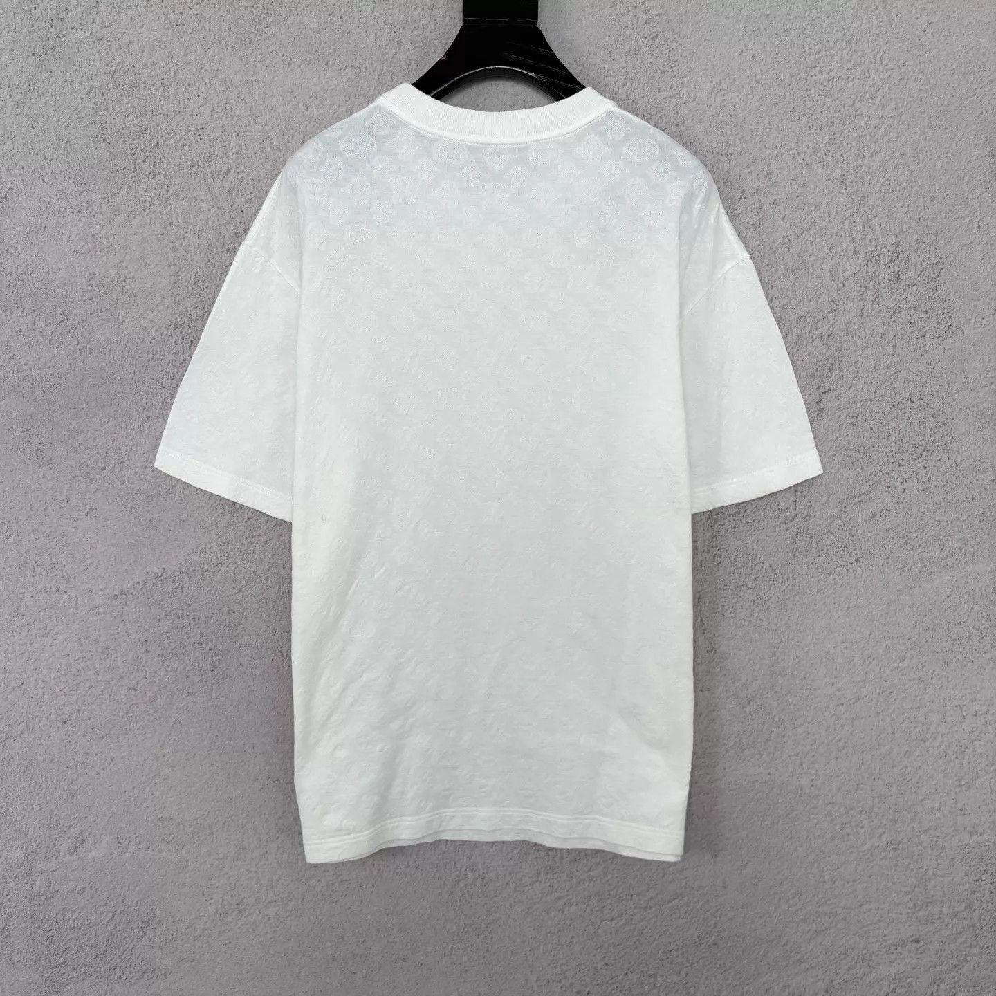 Louis Vuitton White Short-Sleeve Textured Shirt Size US L / EU 52-54 / 3 - 2 Thumbnail