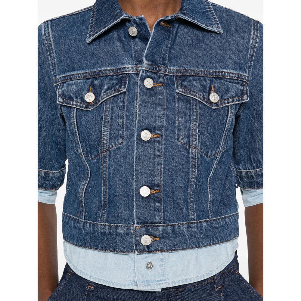 7 For All Mankind 7 For All Mankind BLUE Jackets - Denim Jackets Size XS / US 0-2 / IT 36-38 - 5 Thumbnail