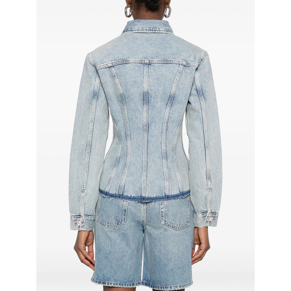7 For All Mankind 7 For All Mankind BLUE Jackets - Denim Jackets Size S / US 4 / IT 40 - 3 Thumbnail
