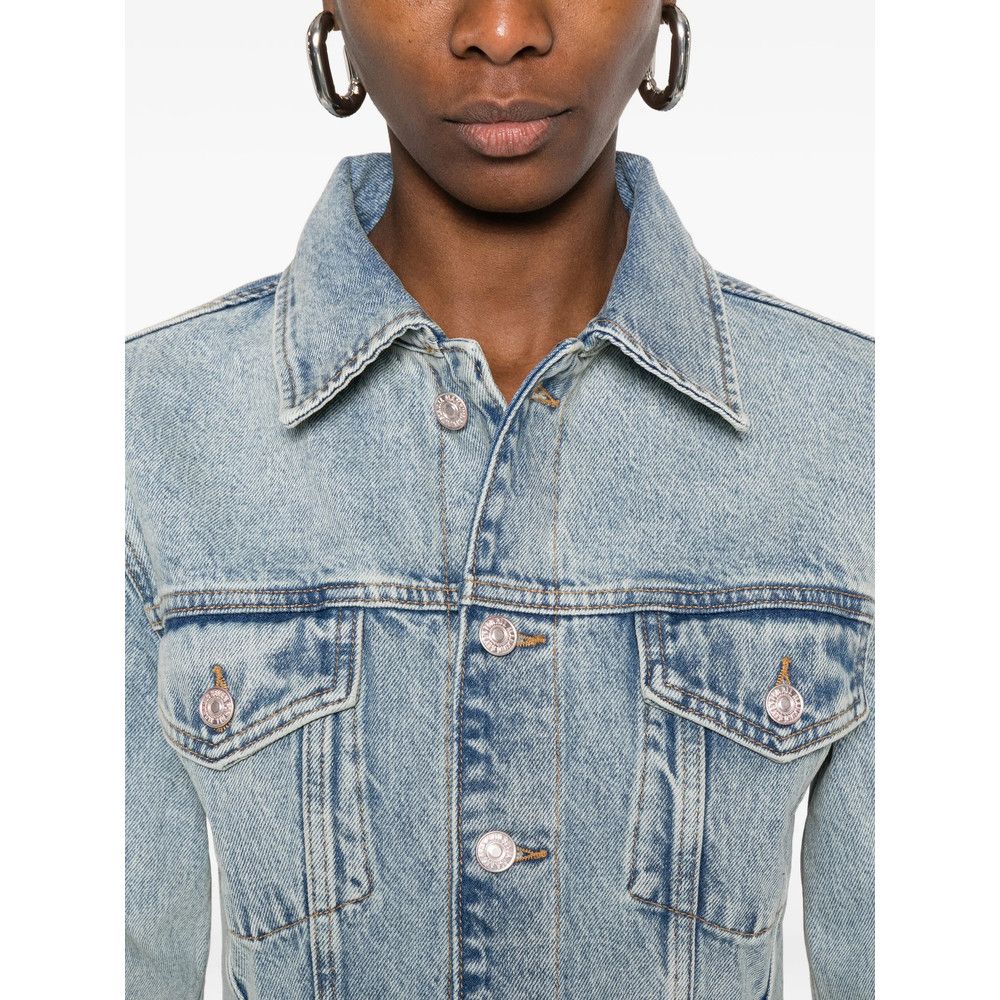 7 For All Mankind 7 For All Mankind BLUE Jackets - Denim Jackets Size XS / US 0-2 / IT 36-38 - 4 Thumbnail