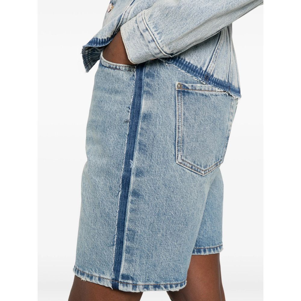 7 For All Mankind 7 For All Mankind BLUE Shorts - Knee-Length Shorts Size 24" / US 00 / IT 34 - 2 Thumbnail