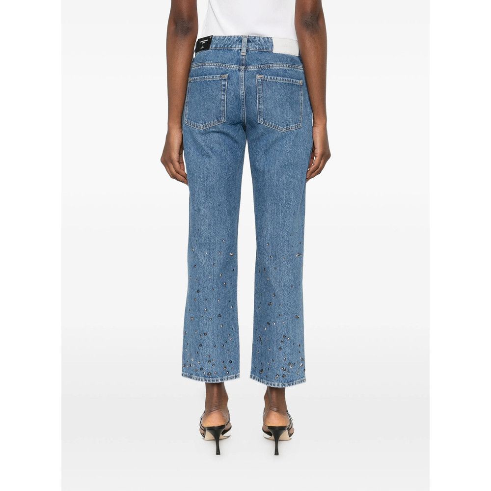7 For All Mankind 7 For All Mankind BLUE Denim - Straight-Leg Jeans Size 25" / US 0 / IT 36 - 3 Thumbnail