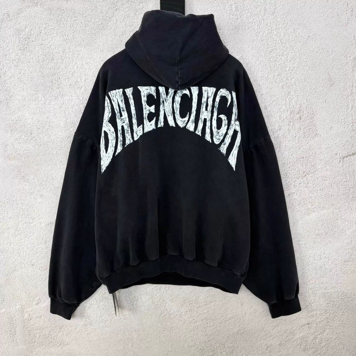 Balenciaga Black Paris Sunset Eiffel Tower Hoodie Size US M / EU 48-50 / 2 - 2 Thumbnail