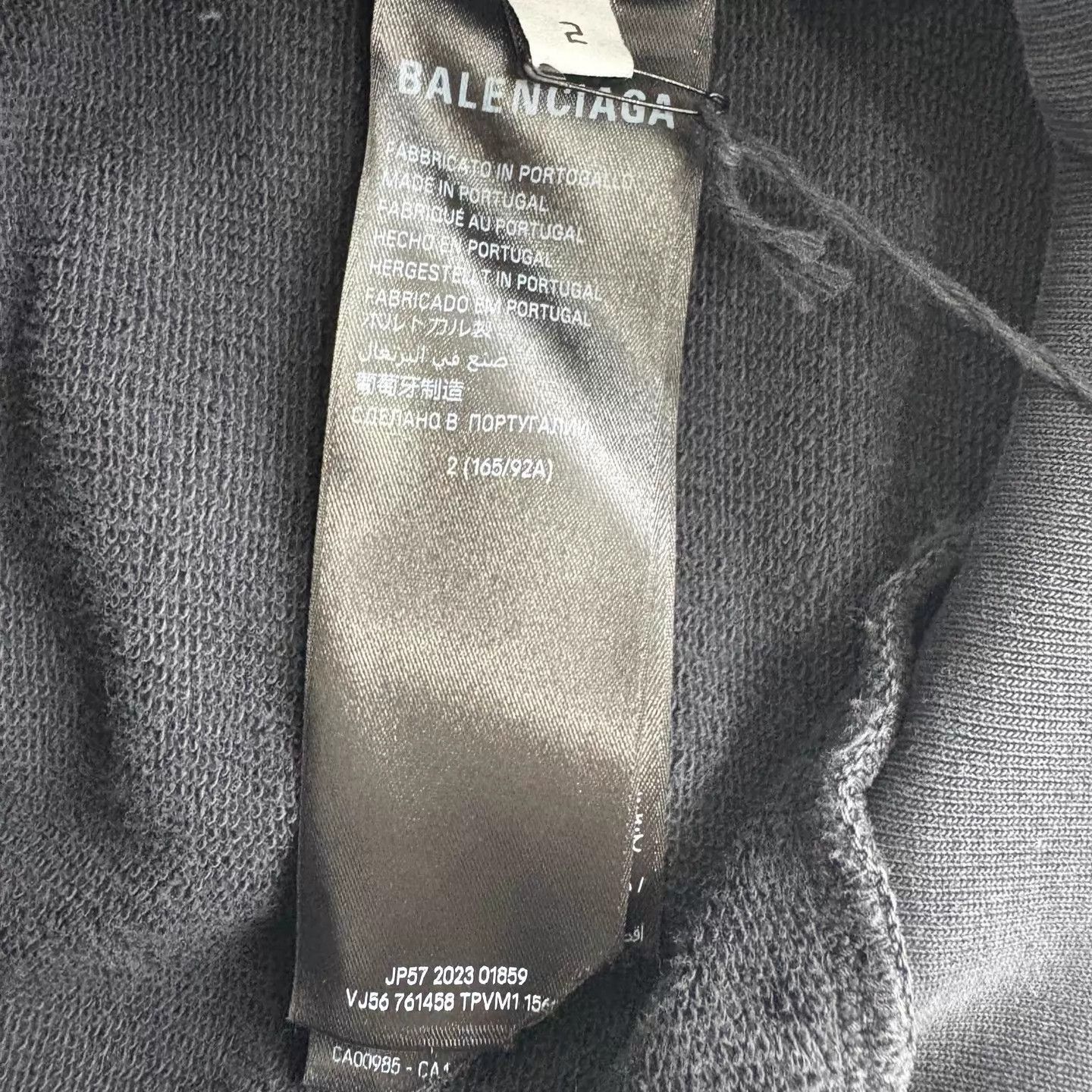 Balenciaga Black Paris Sunset Eiffel Tower Hoodie Size US M / EU 48-50 / 2 - 4 Thumbnail