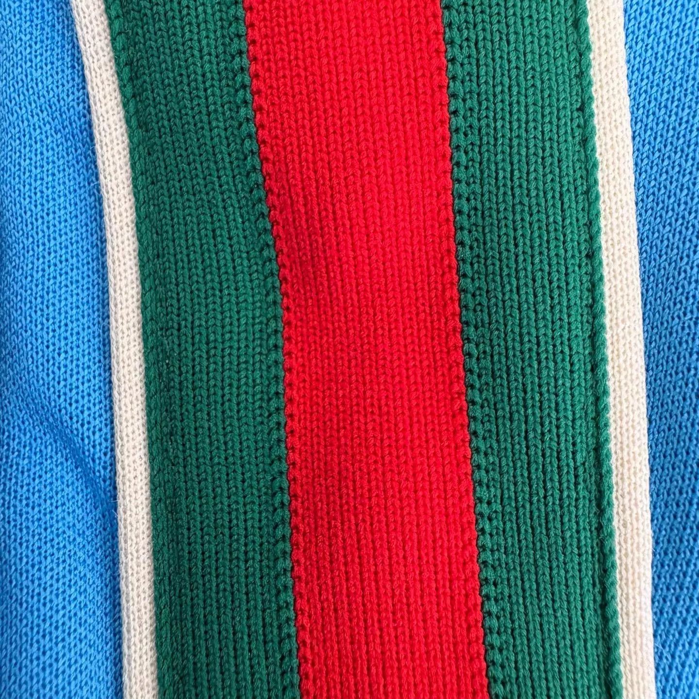 Gucci Blue Striped Jogger Pants with Cuffed Ankles Size US 28 / EU 44 - 9 Thumbnail