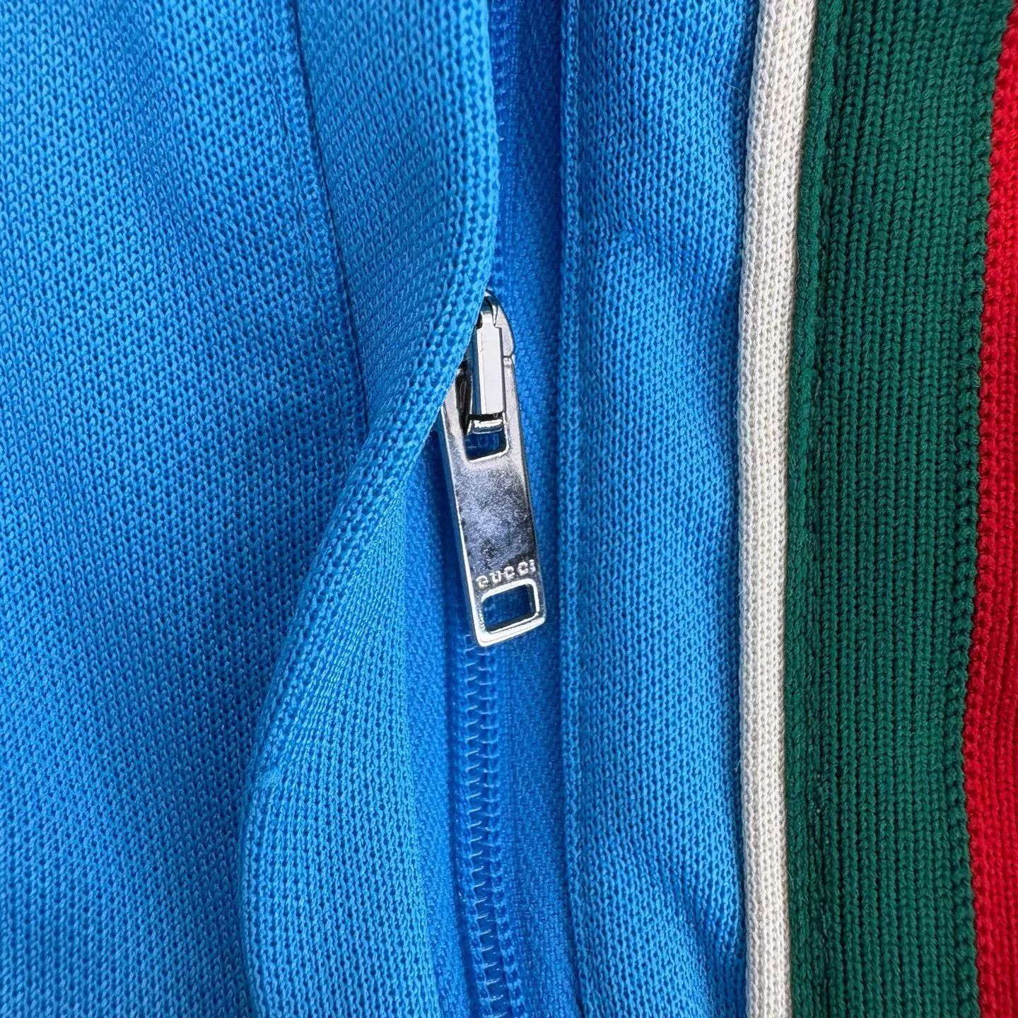 Gucci Blue Striped Jogger Pants with Cuffed Ankles Size US 28 / EU 44 - 8 Thumbnail