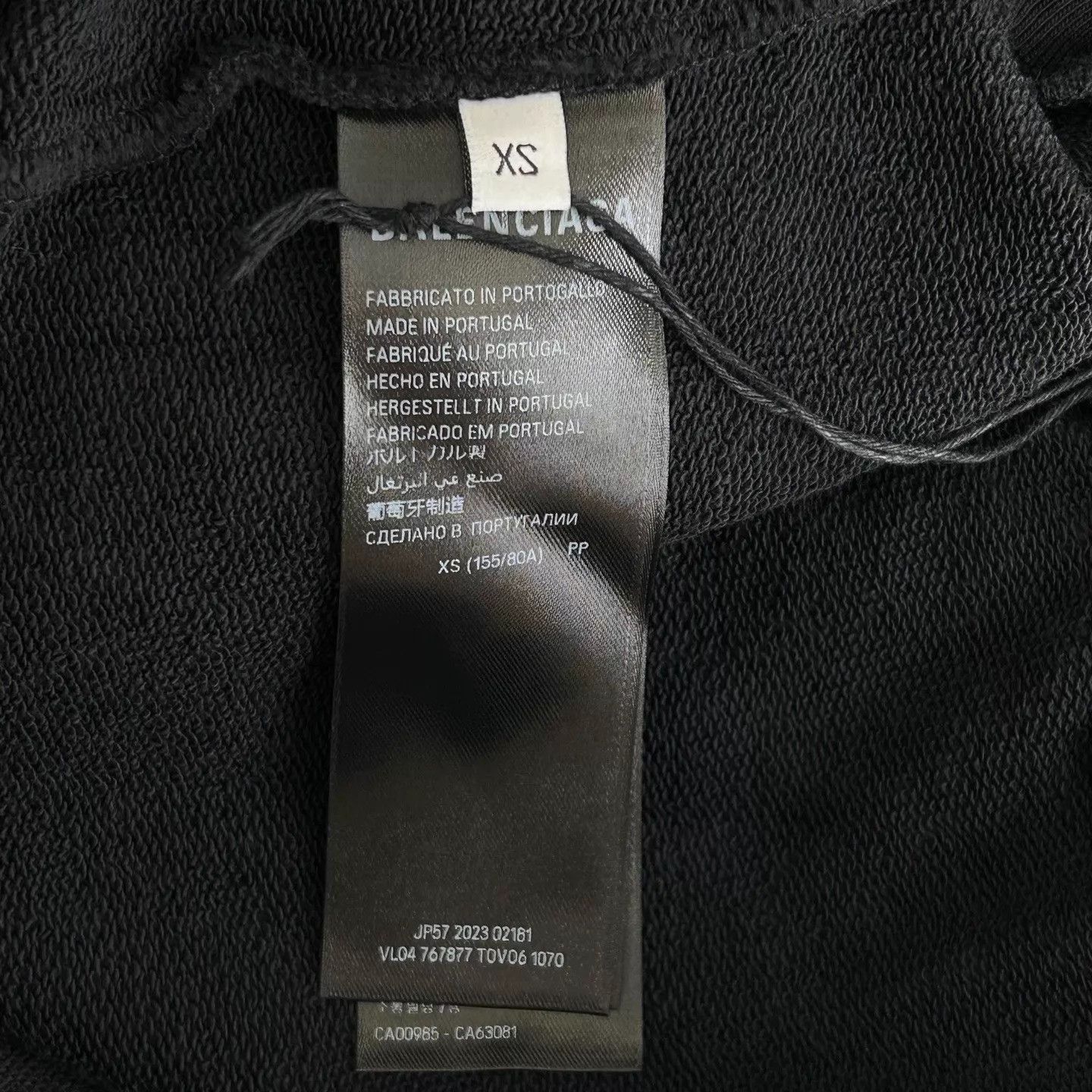 Balenciaga Black Graphic Print Hoodie Size US XS / EU 42 / 0 - 4 Thumbnail