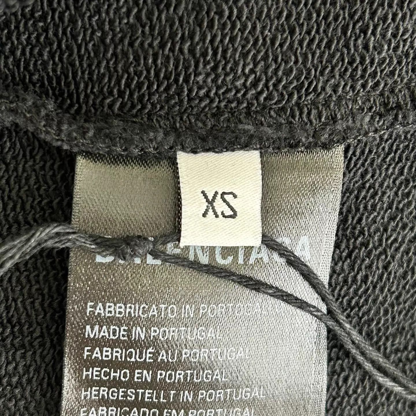 Balenciaga Black Graphic Print Hoodie Size US XS / EU 42 / 0 - 5 Thumbnail