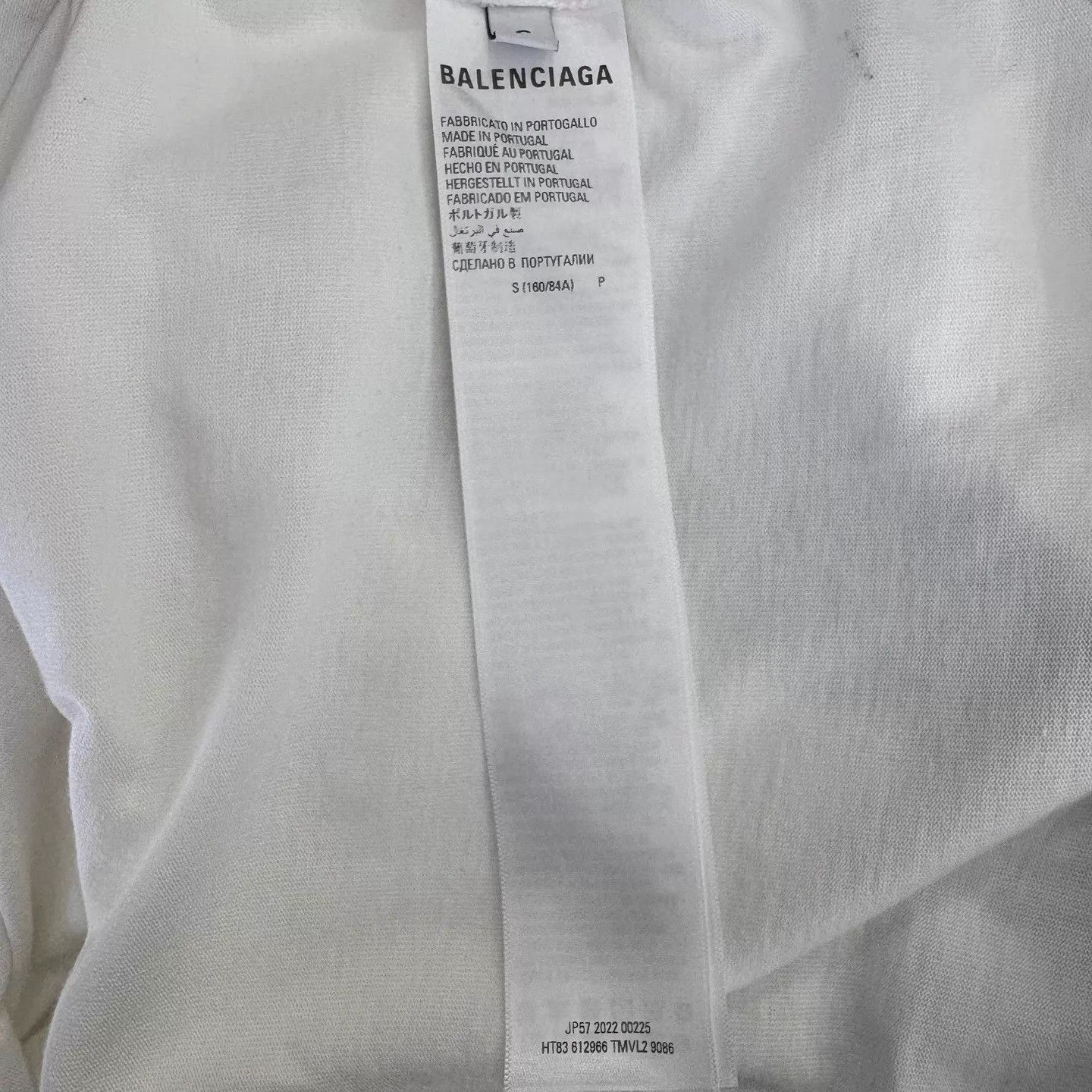 Balenciaga White WFP World Food Programme Graphic T-Shirt Size US S / EU 44-46 / 1 - 4 Thumbnail
