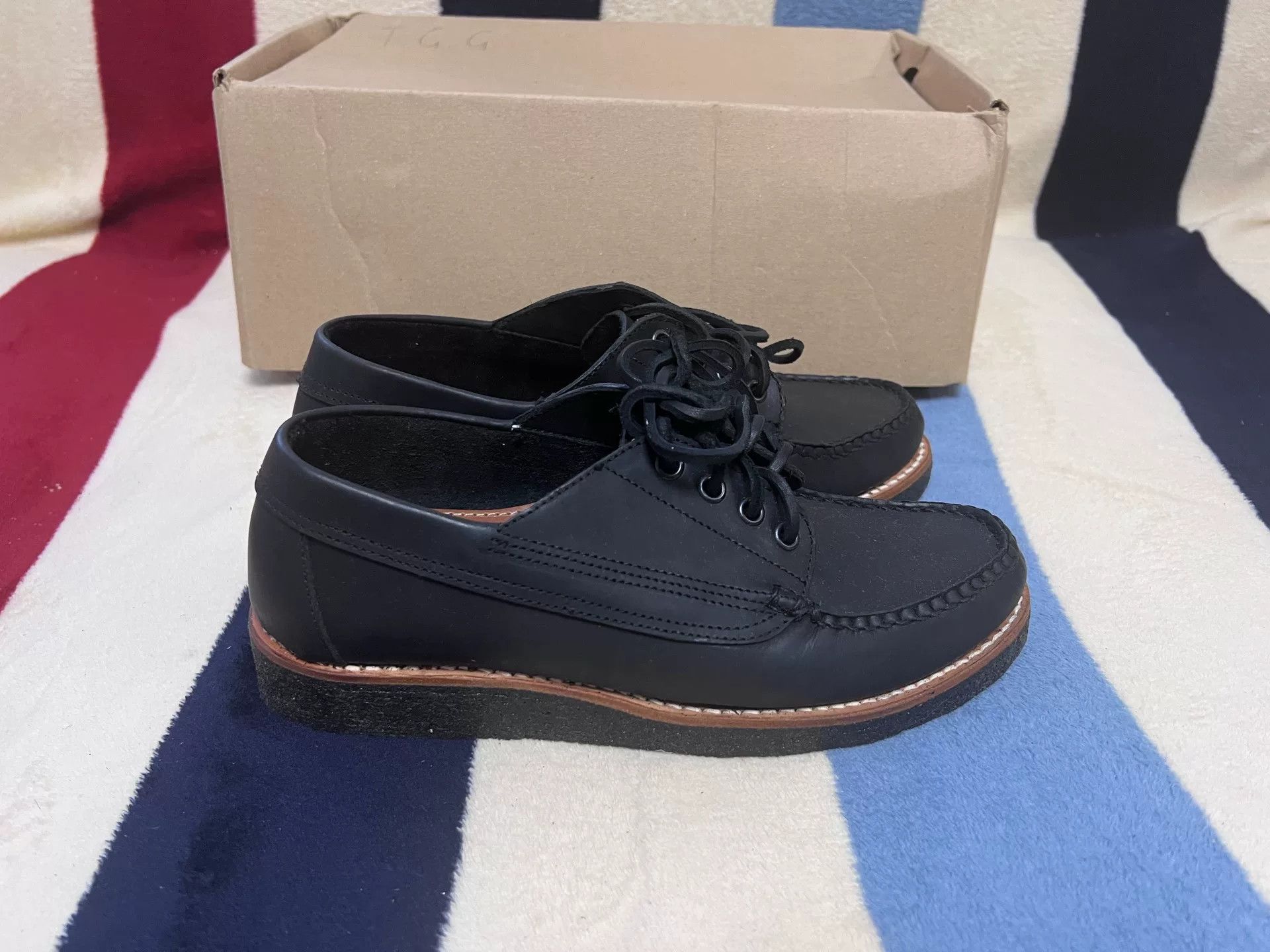 Yuketen Yuketen Black Boat Shoes Size US 7 / EU 40 - 3 Thumbnail