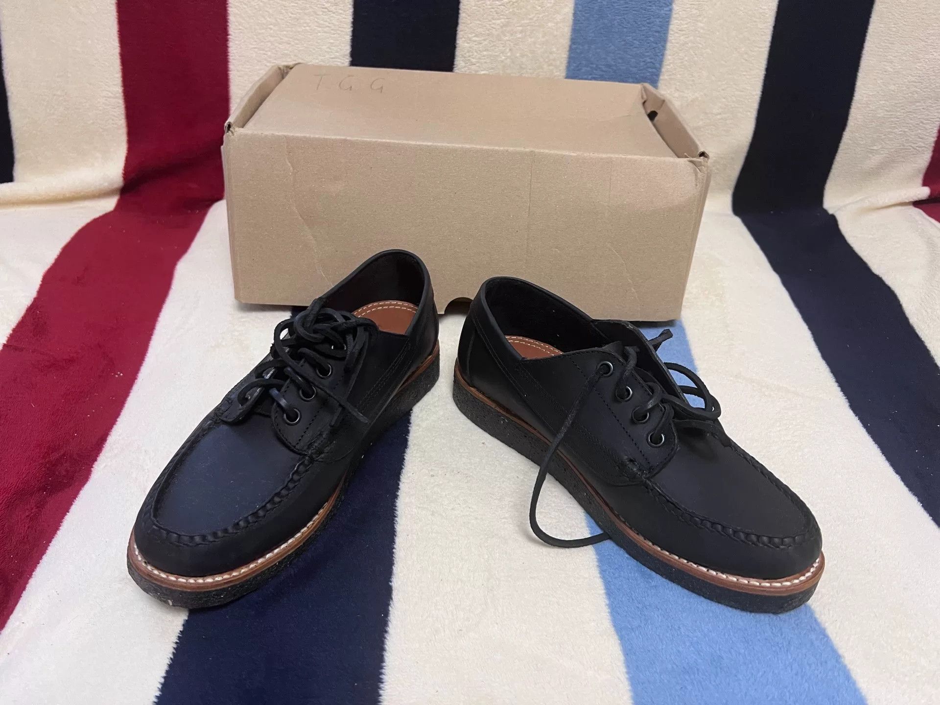 Yuketen Yuketen Black Boat Shoes Size US 7 / EU 40 - 4 Thumbnail