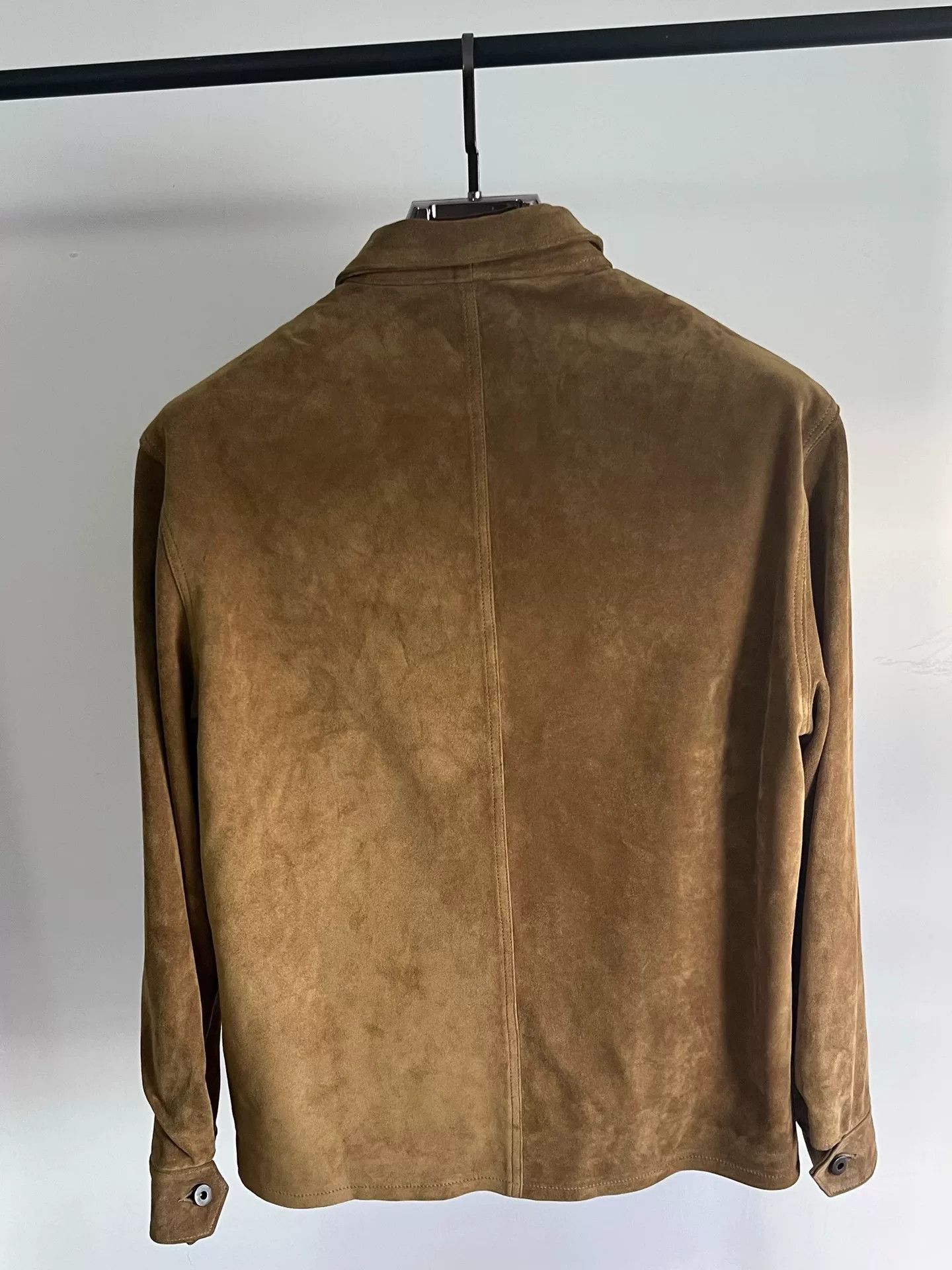 Tellason TELLASON Gold Nubuck Leather Jacket Size US M / EU 48-50 / 2 - 6 Thumbnail