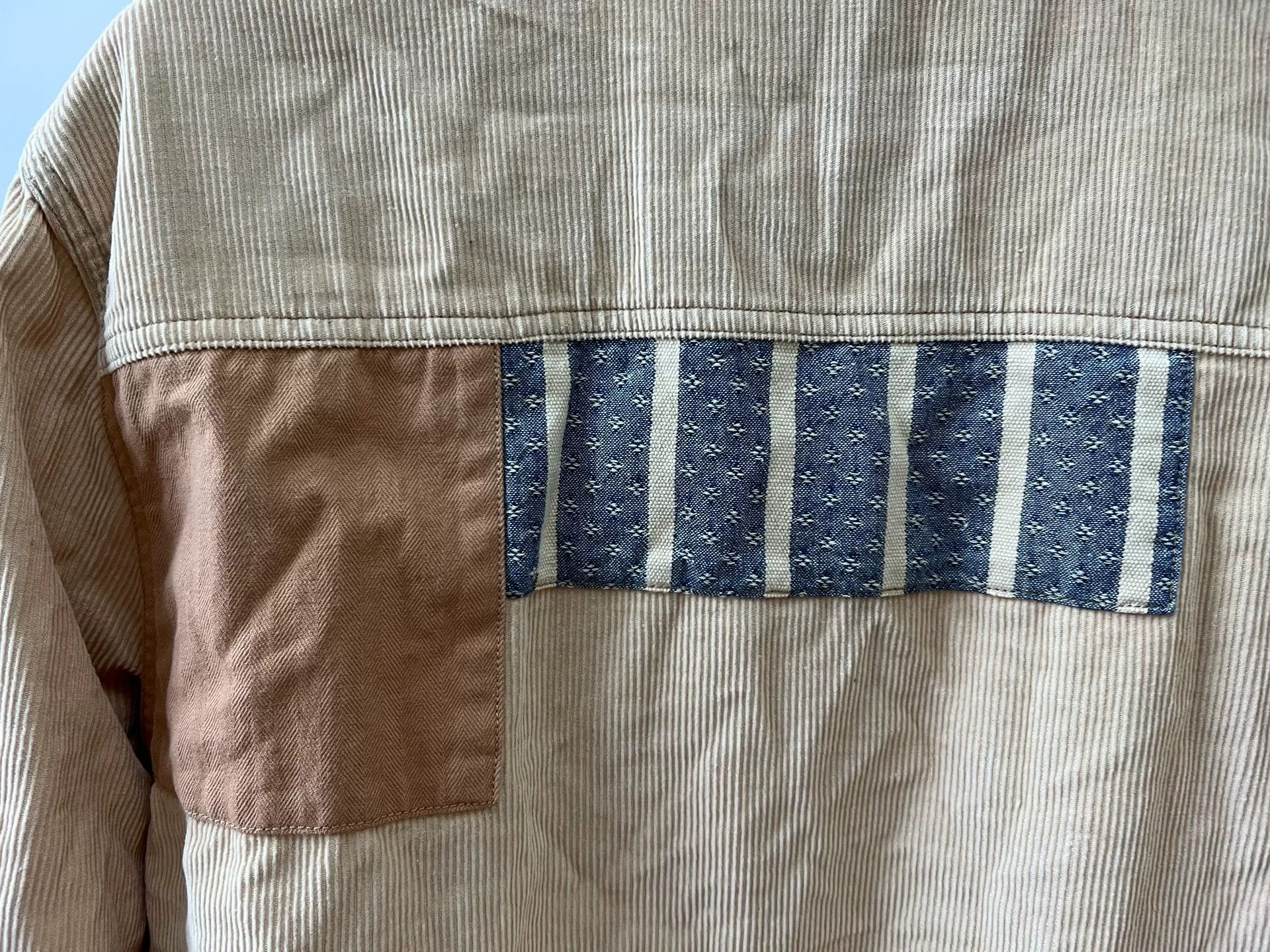 Scotch & Soda Scotch Soda Patchwork Corduroy Shirt Size US M / EU 48-50 / 2 - 7 Thumbnail