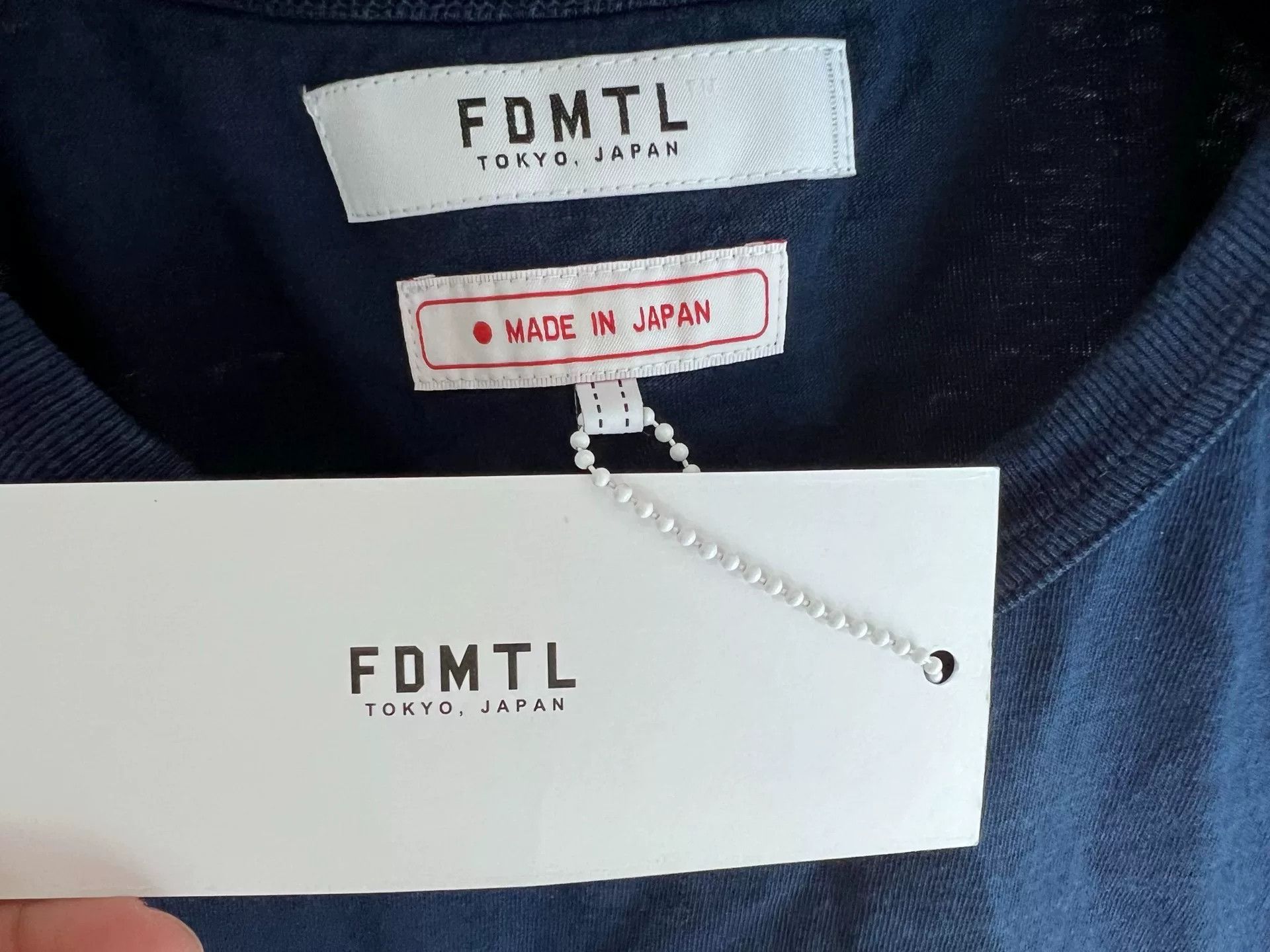 FDMTL fdmtl Chest Large Embroidery Tee Size US L / EU 52-54 / 3 - 3 Thumbnail