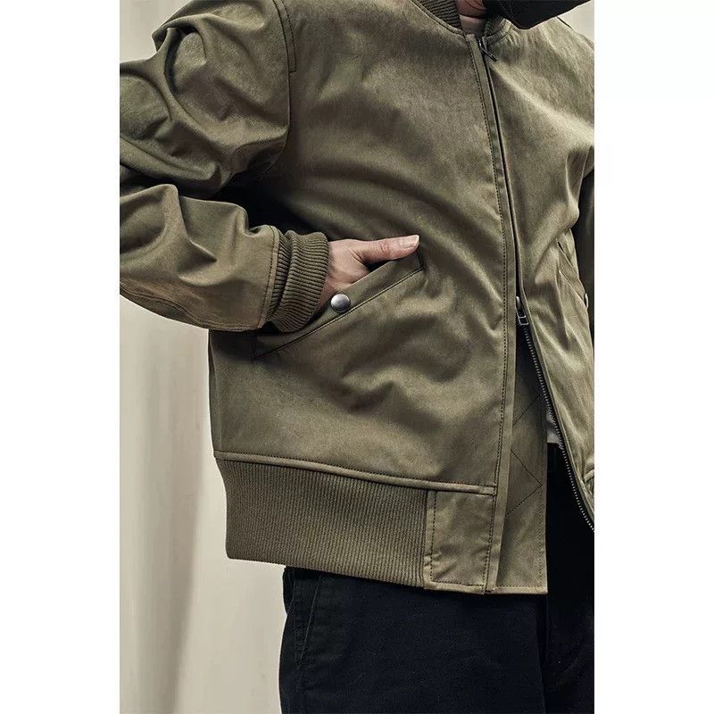 IJJI Rivers OJJ Military Green Flight Jacket Size US S / EU 44-46 / 1 - 5 Thumbnail