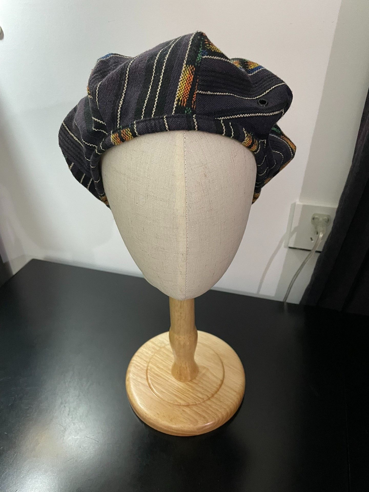 Tenderloin Tenderloin Vintage Rare Ethnic Jacquard Octagonal Hat Size ONE SIZE - 2 Thumbnail