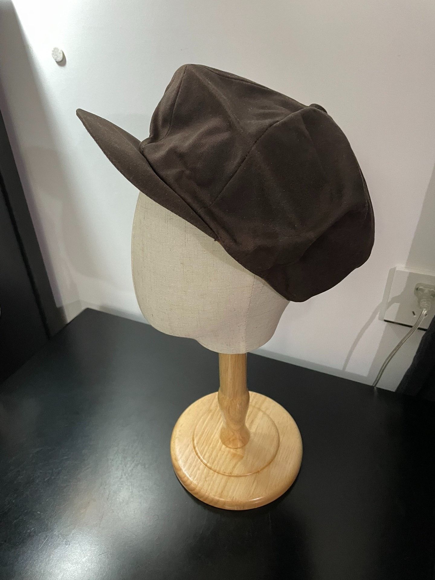At Last & Co AT LAST & CO Waxed Newsboy Cap Size ONE SIZE - 6 Thumbnail