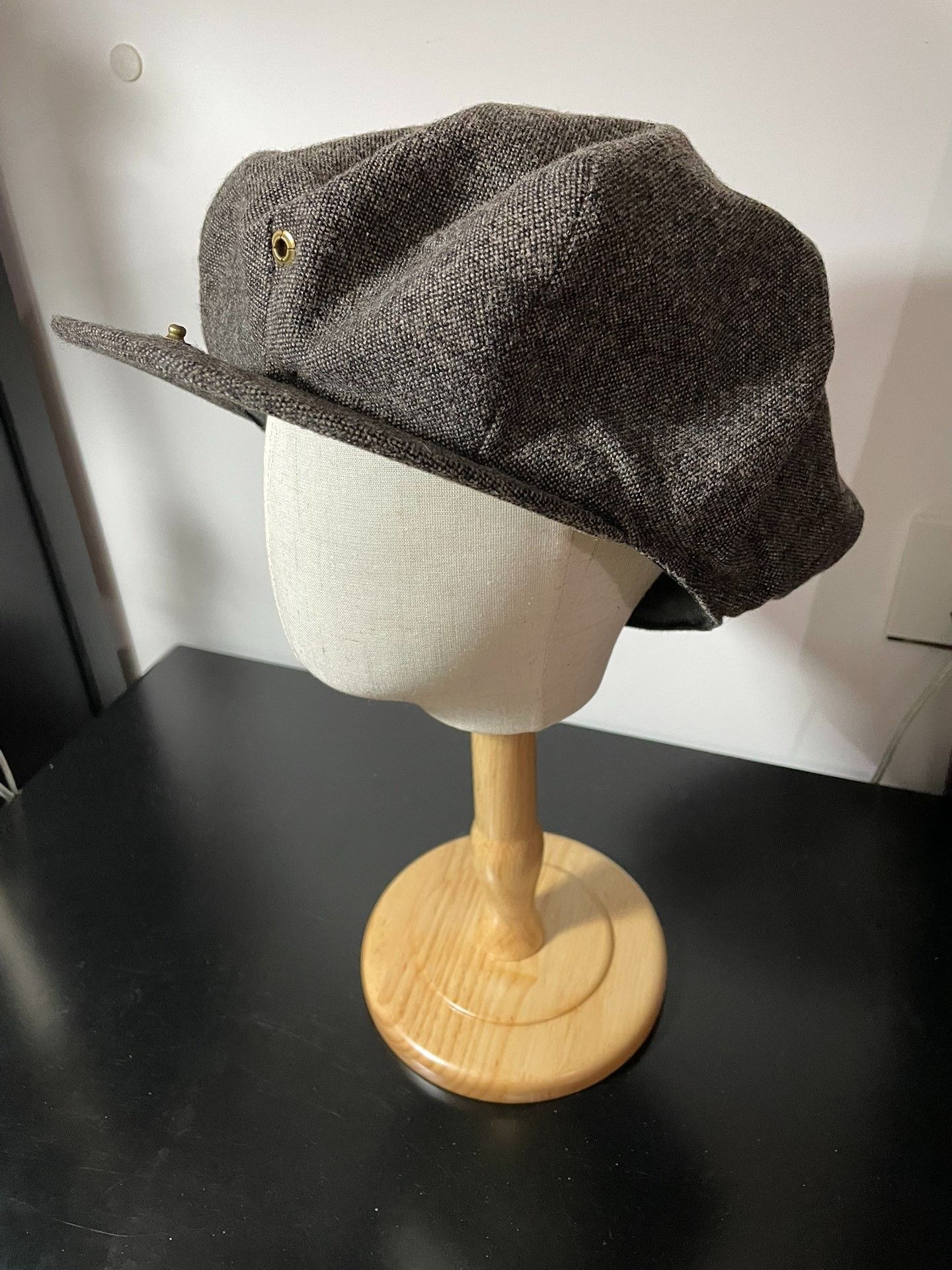Orgueil Orgueil Gray Wool Vintage Newsboy Cap Size ONE SIZE - 5 Thumbnail