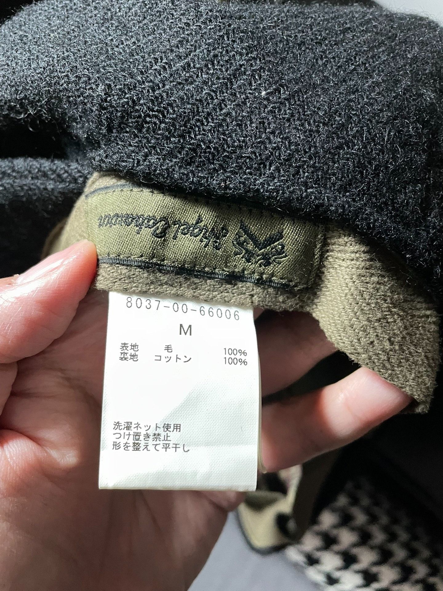 Nigel Cabourn Nigel Cabourn Vintage Black Wool Newsboy Cap Size ONE SIZE - 3 Thumbnail