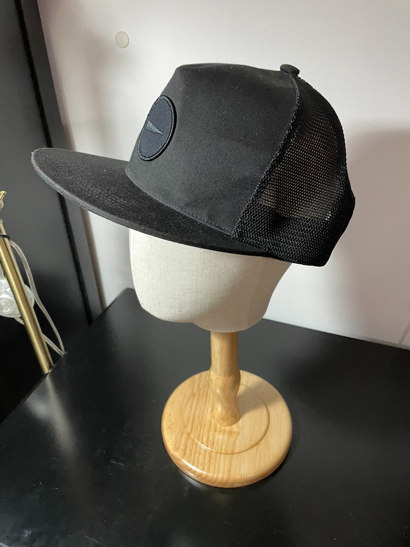 Descendant Descendant Little Whale Black Flat Brim Cap Size ONE SIZE - 2 Thumbnail