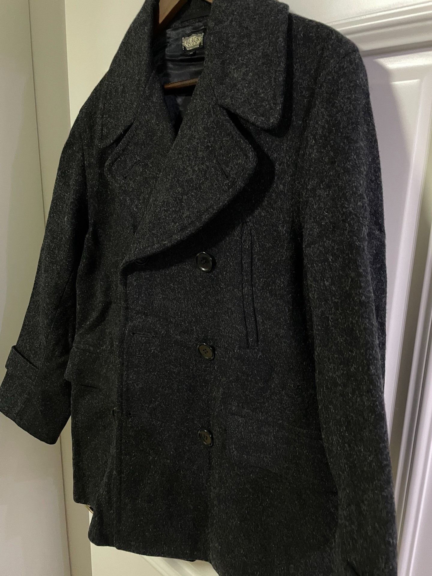 BLACK SIGN Black Sign Vintage Wool Coat Size US L / EU 52-54 / 3 - 2 Thumbnail