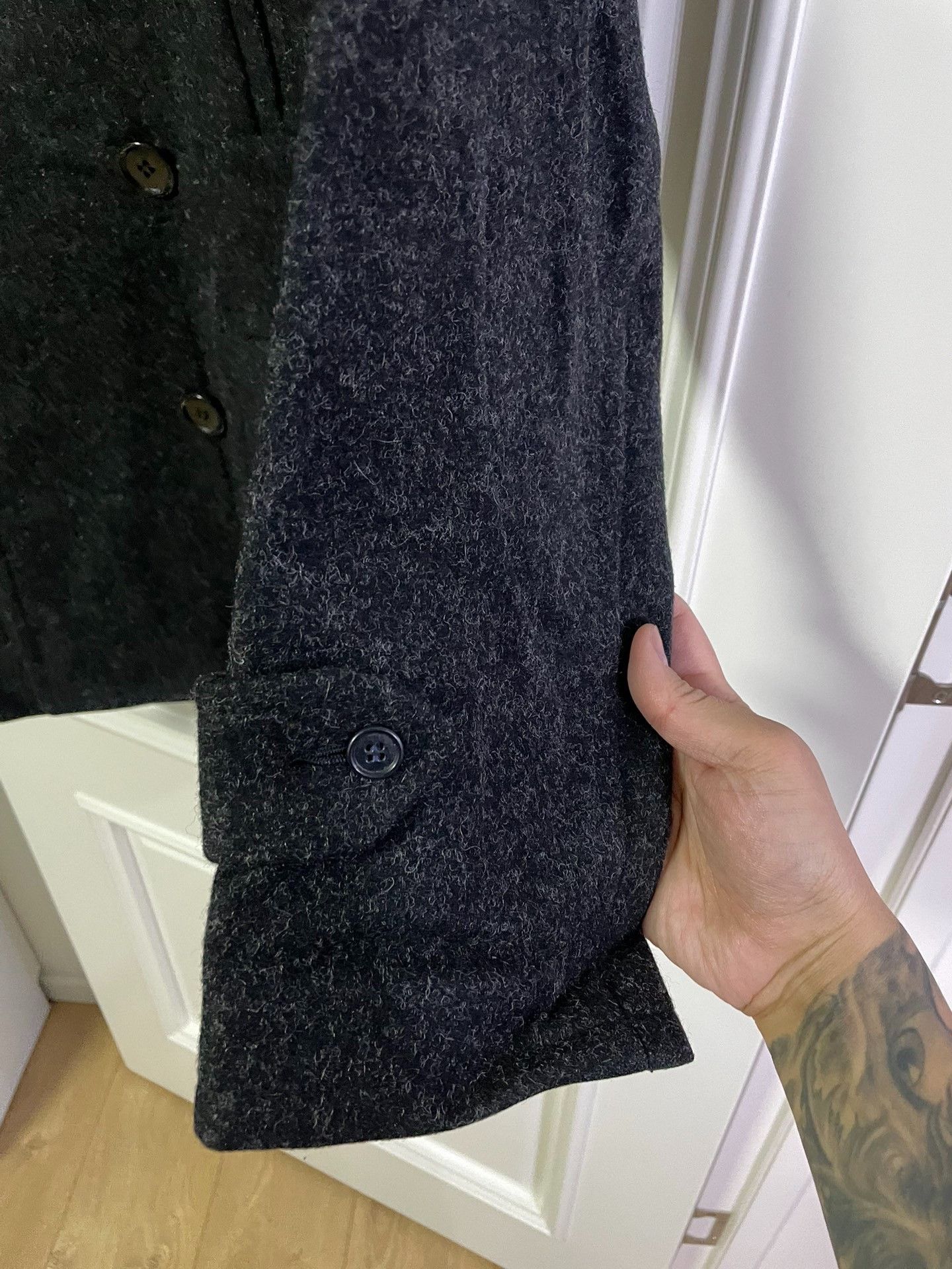 BLACK SIGN Black Sign Vintage Wool Coat Size US L / EU 52-54 / 3 - 4 Thumbnail