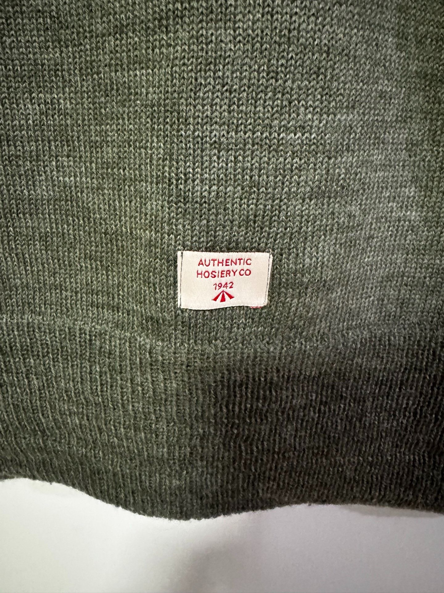 Nigel Cabourn Nigel Cabourn WWII Men's Green Turtleneck Size US M / EU 48-50 / 2 - 8 Thumbnail