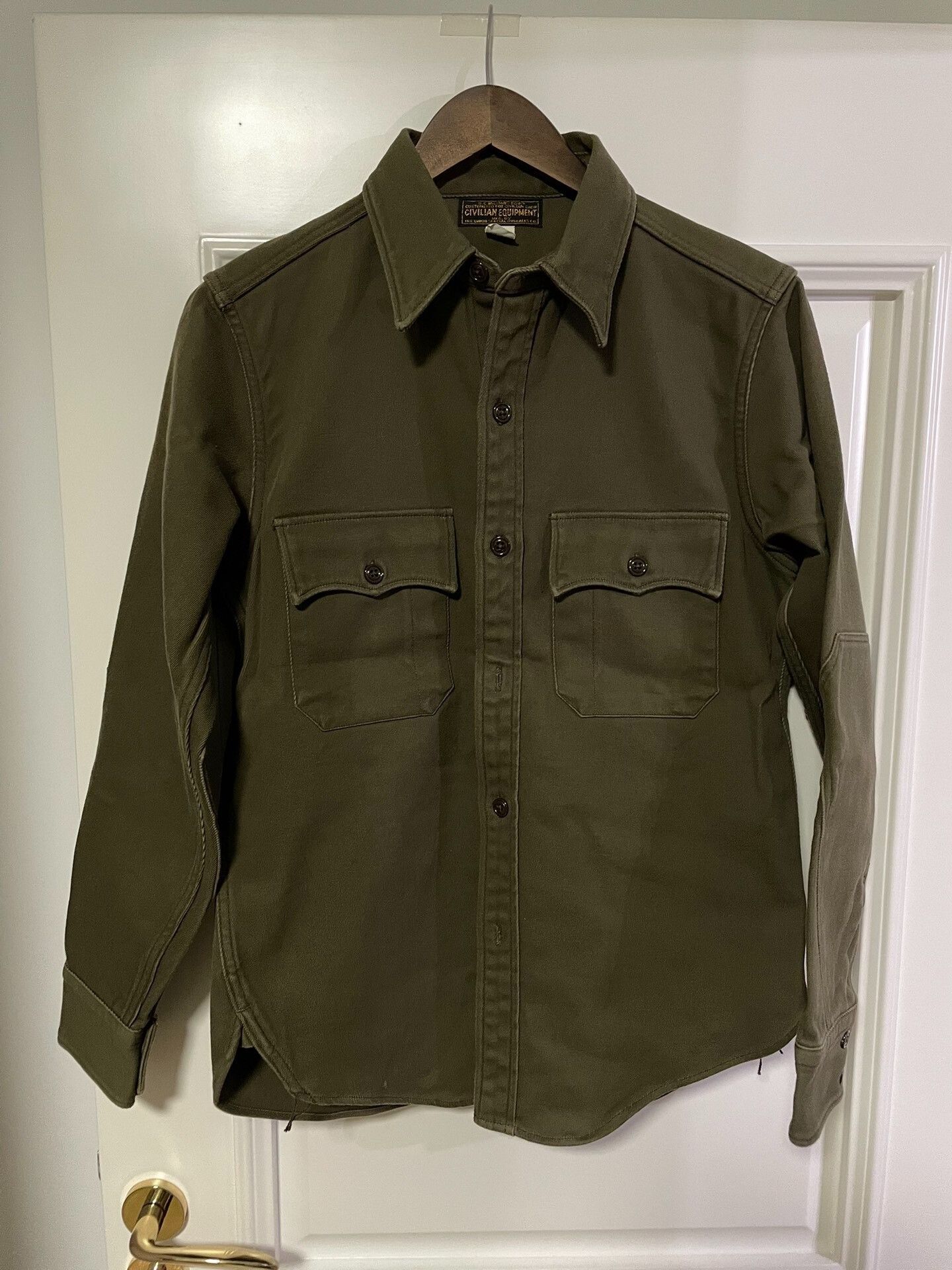 Freewheelers Freewheelers Heavyweight Cotton Officer Shirt Size US S / EU 44-46 / 1 - 7 Thumbnail