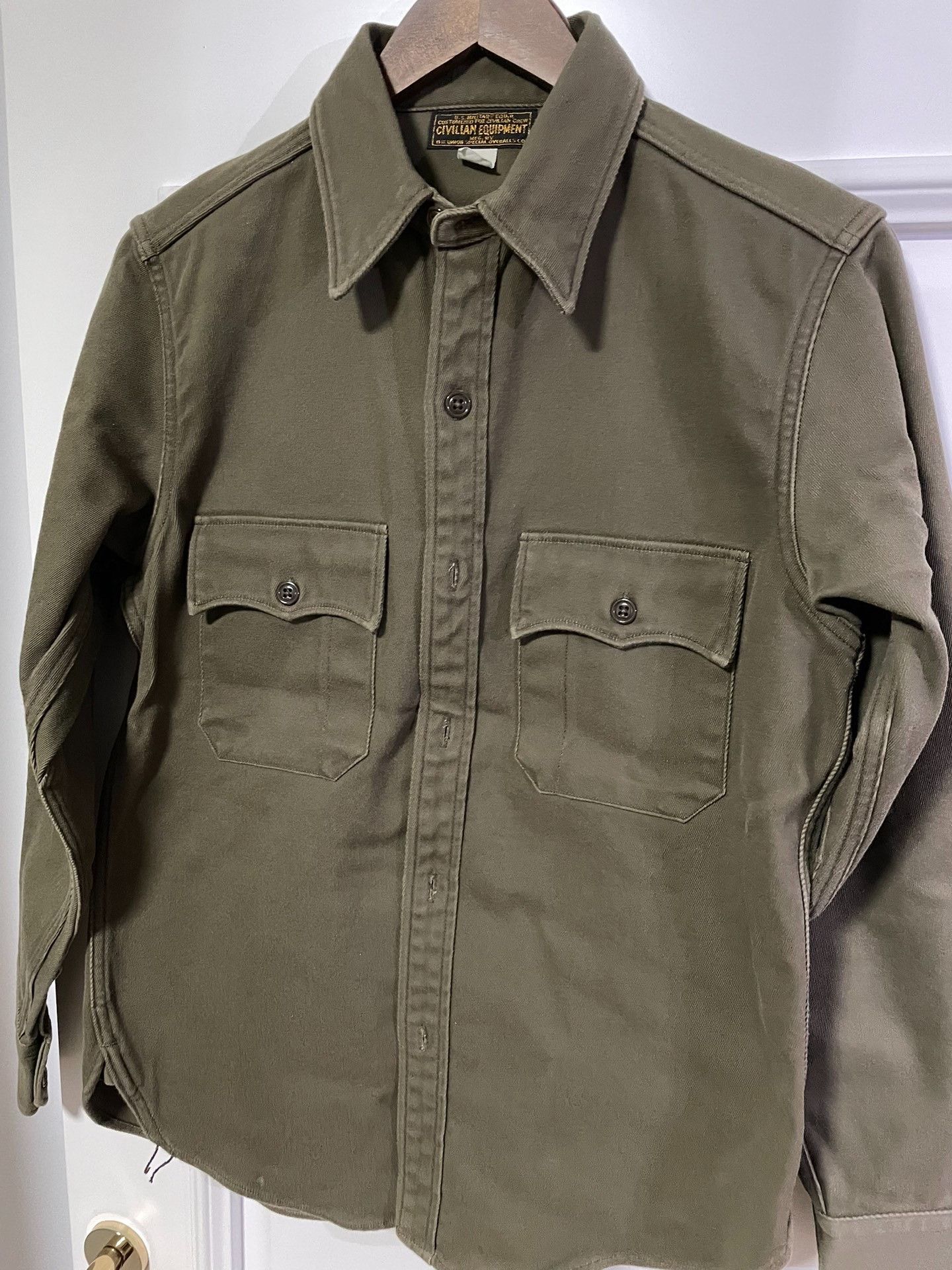 Freewheelers Freewheelers Heavyweight Cotton Officer Shirt Size US S / EU 44-46 / 1 - 3 Thumbnail