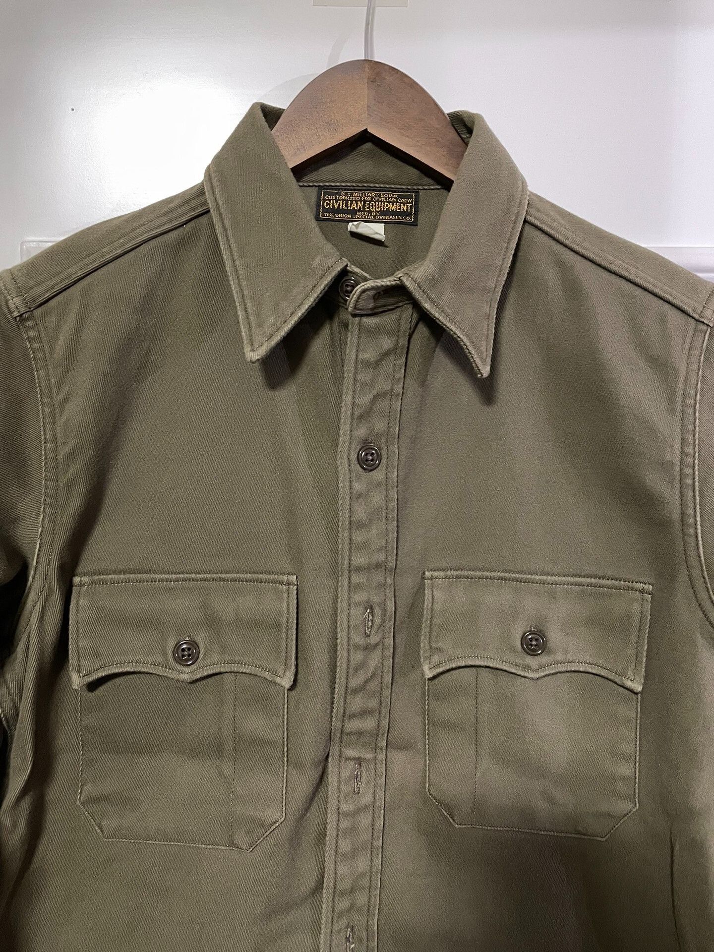 Freewheelers Freewheelers Heavyweight Cotton Officer Shirt Size US S / EU 44-46 / 1 - 2 Thumbnail