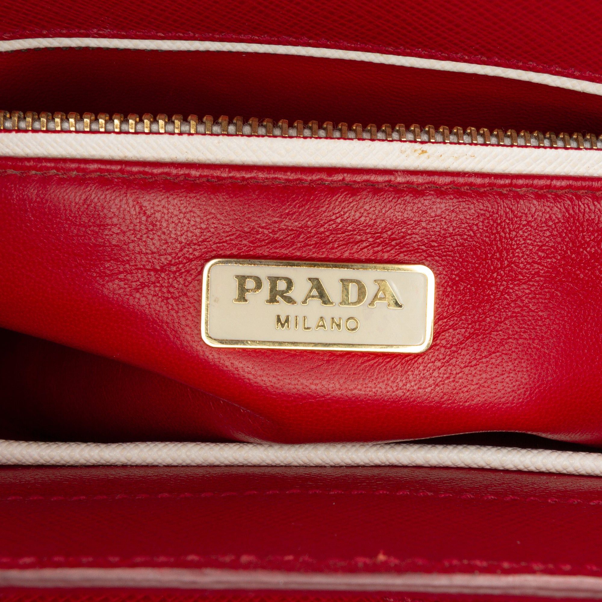 Prada Bicolor Saffiano Turnlock Satchel Size ONE SIZE - 5 Thumbnail