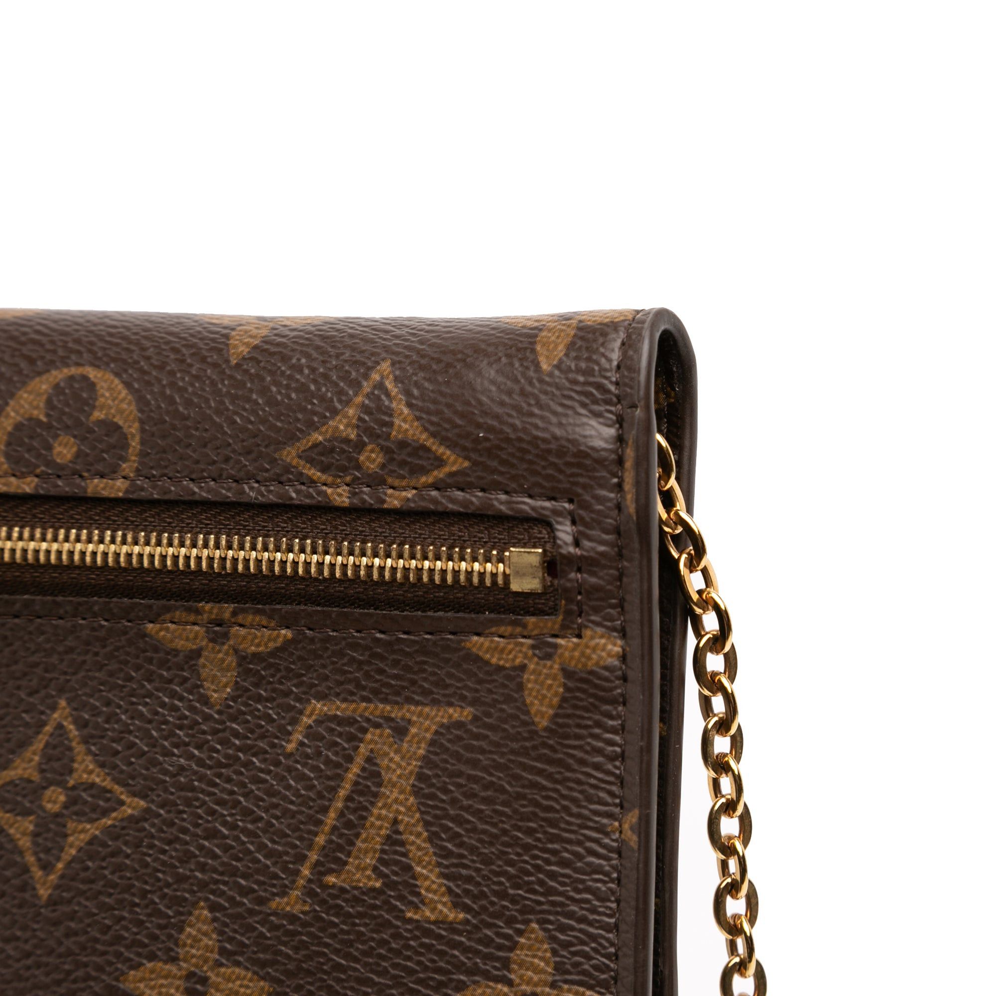 Louis Vuitton Monogram Christmas Animation Bears on Skis Pochette Weekend Chain Wallet Size ONE SIZE - 10 Thumbnail