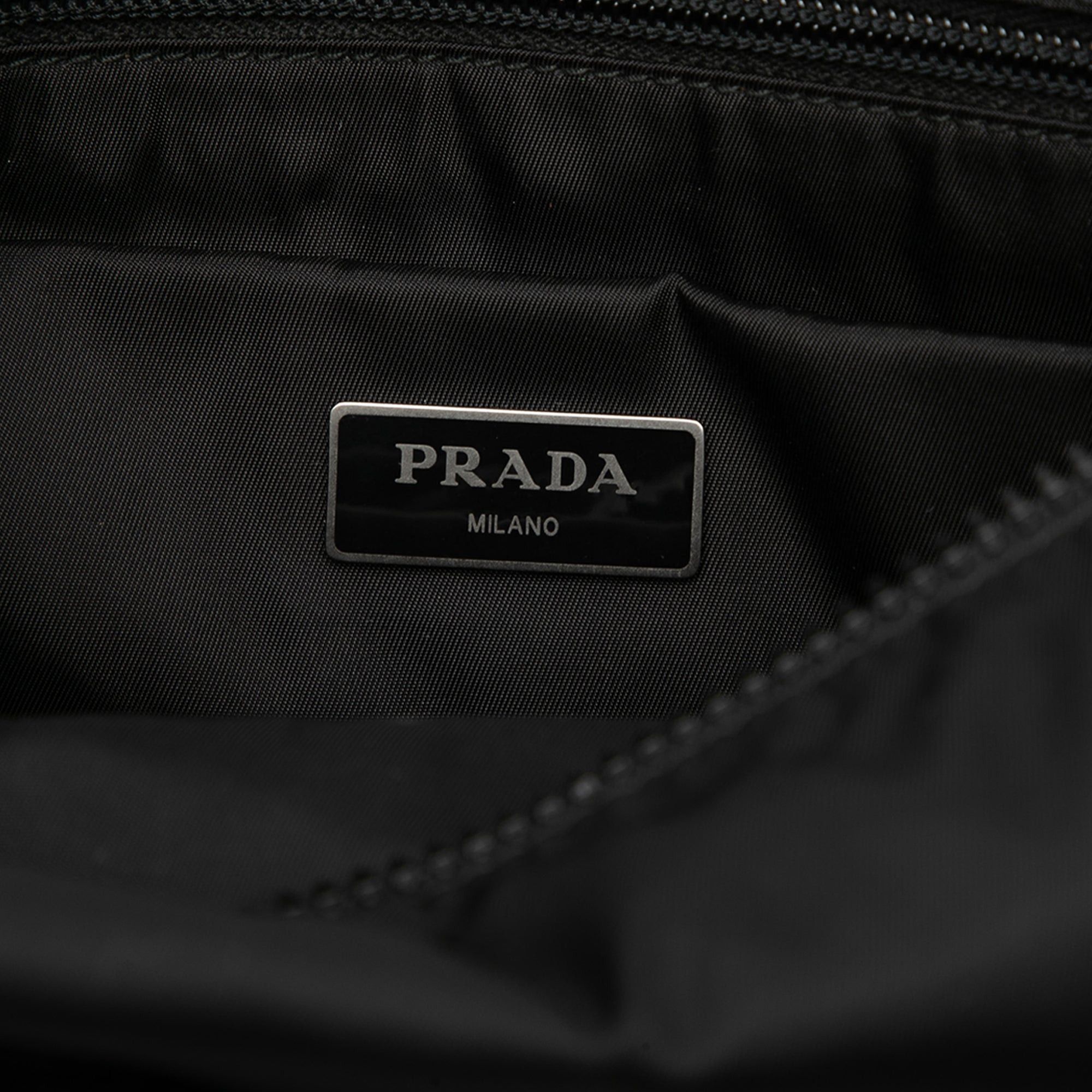 Prada Soft Calf Trimmed Tessuto Double Buckle Belt Bag Size ONE SIZE - 5 Thumbnail