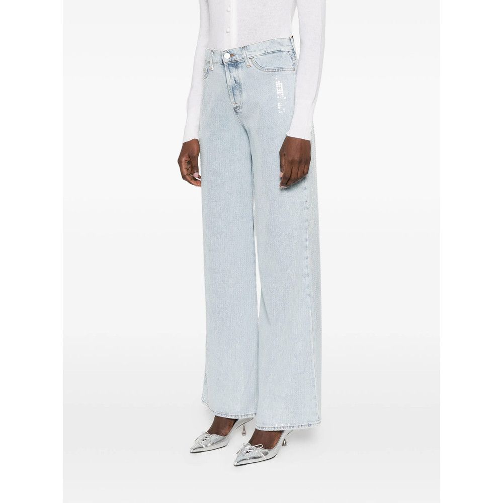 7 For All Mankind 7 For All Mankind BLUE Denim - Straight-Leg Jeans Size 26" / US 2 / IT 38 - 2 Thumbnail