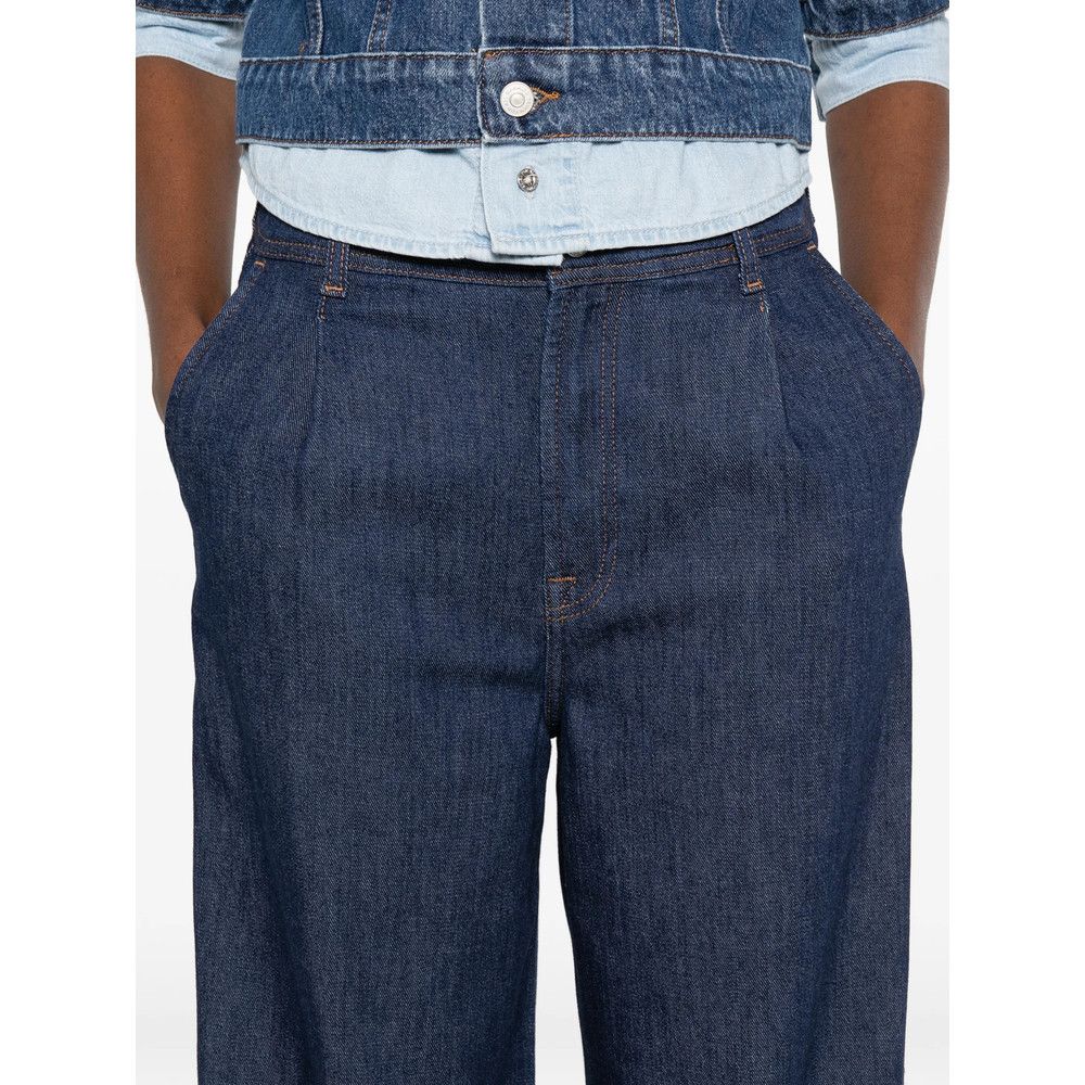 7 For All Mankind 7 For All Mankind BLUE Denim - Wide-Leg Jeans Size 28" / US 6 / IT 42 - 5 Thumbnail