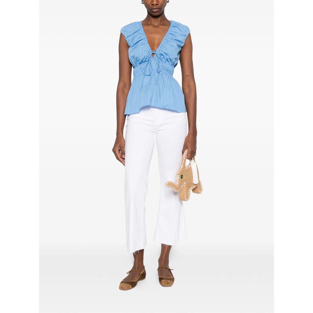 7 For All Mankind 7 For All Mankind WHITE Denim - Flared Jeans Size 26" / US 2 / IT 38 - 2 Thumbnail
