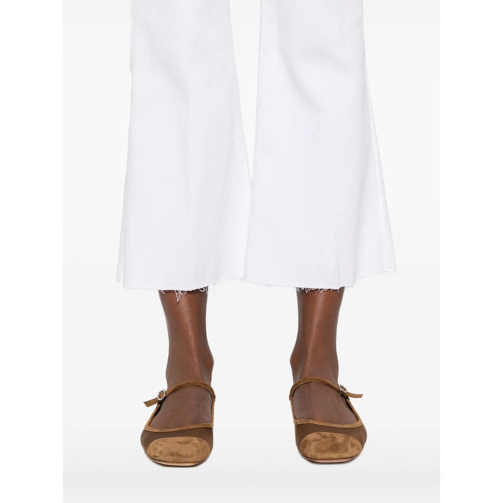 7 For All Mankind 7 For All Mankind WHITE Denim - Flared Jeans Size 26" / US 2 / IT 38 - 4 Thumbnail