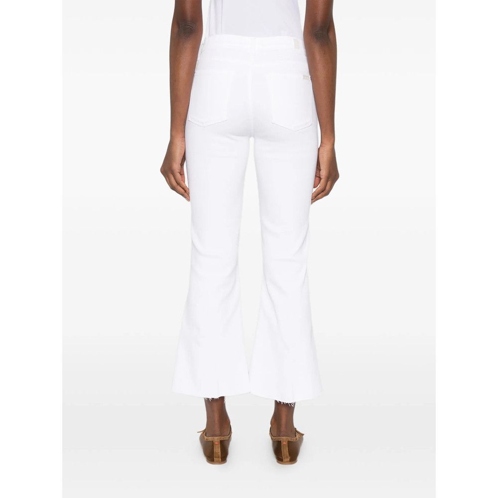 7 For All Mankind 7 For All Mankind WHITE Denim - Flared Jeans Size 26" / US 2 / IT 38 - 5 Thumbnail