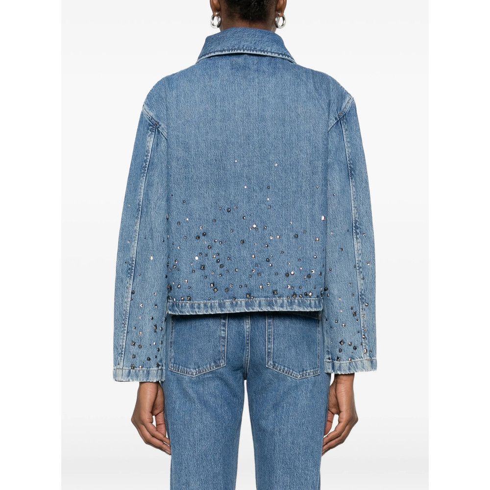 7 For All Mankind 7 For All Mankind BLUE Jackets - Denim Jackets Size S / US 4 / IT 40 - 3 Thumbnail