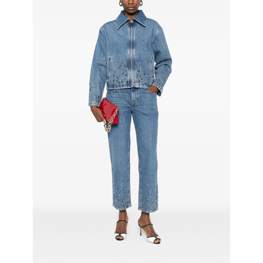 7 For All Mankind 7 For All Mankind BLUE Jackets - Denim Jackets Size XS / US 0-2 / IT 36-38 - 4 Thumbnail