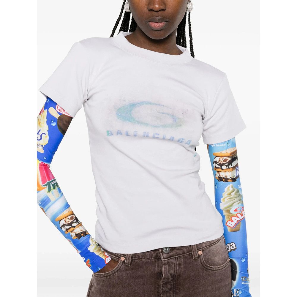 Balenciaga Balenciaga GREY Tops - T-shirts & Jerseys Size XS / US 0-2 / IT 36-38 - 3 Thumbnail