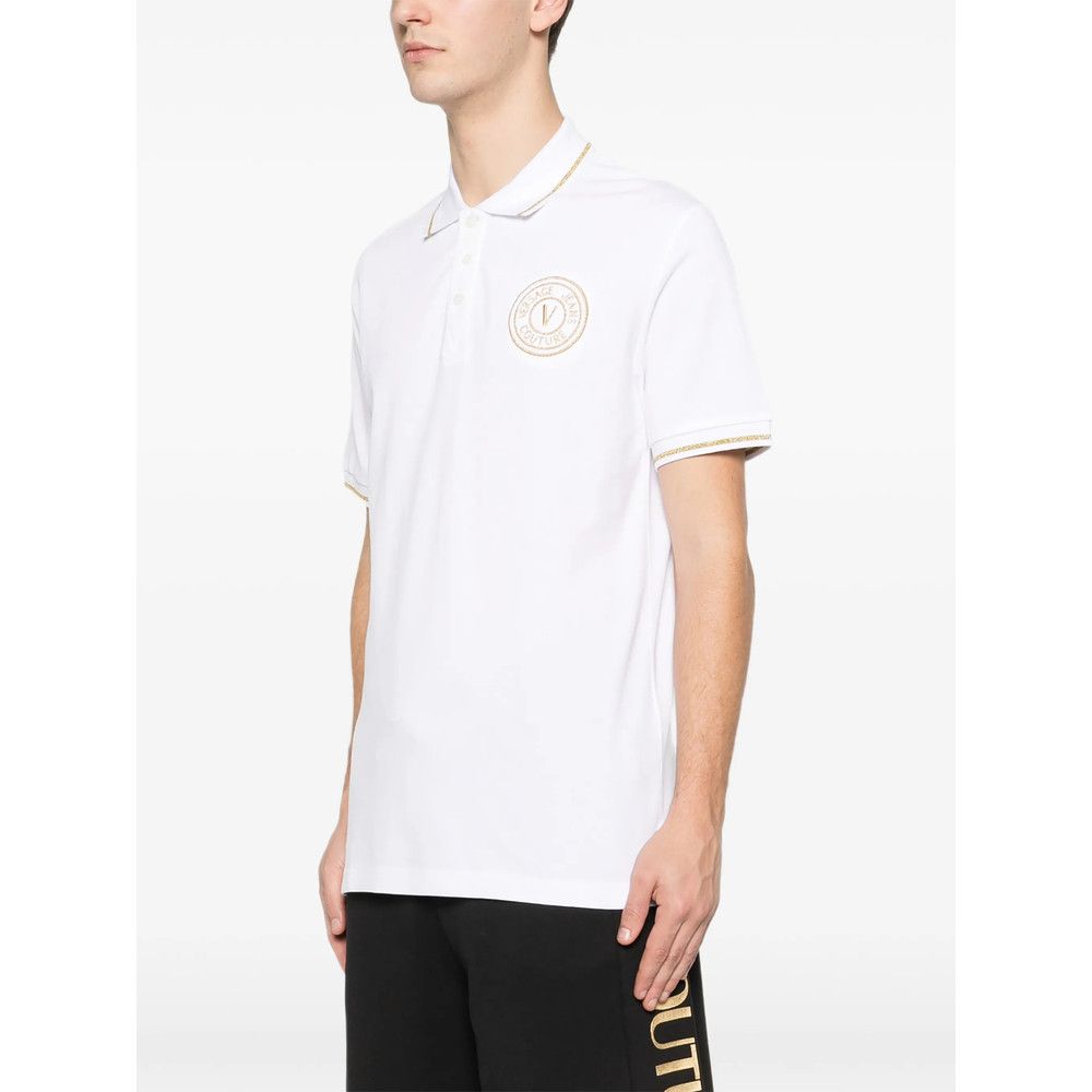 Versace Jeans Couture Versace Jeans Couture WHITE Polo Shirts Size US XL / EU 56 / 4 - 5 Thumbnail