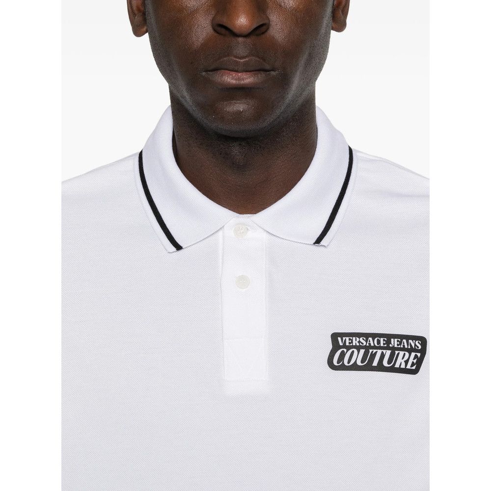 Versace Jeans Couture Versace Jeans Couture WHITE Polo Shirts Size US XXL / EU 58 / 5 - 2 Thumbnail