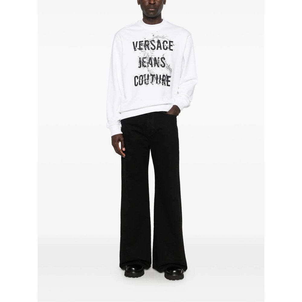 Versace Jeans Couture Versace Jeans Couture WHITE Sweaters & Knitwear - Sweatshirts Size US L / EU 52-54 / 3 - 3 Thumbnail